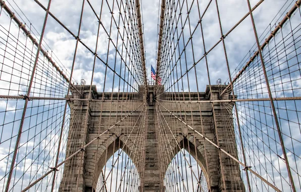 Picture USA, New York, Brooklyn Bridge