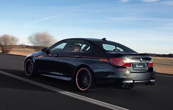 Bmw, black, tuning, f10, G power