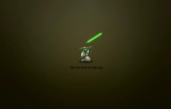 Minimalism, Star wars, the phrase, Jedi, 1920x1200, Yoda, minimal WallS, may the force be with …