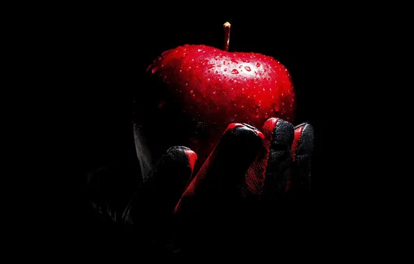 Drops, Apple, glove