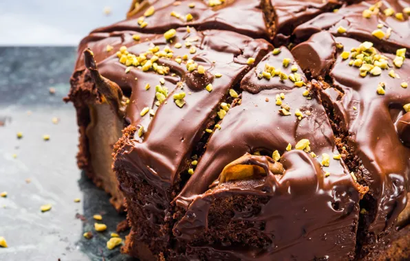 Cake, cream, dessert, chocolate, Chocolate, Cakes