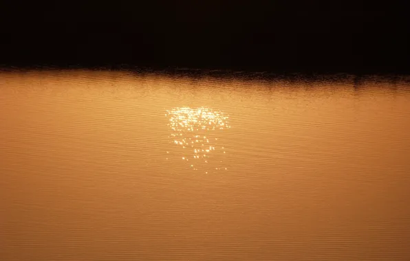 Picture sea, water, sun, orange, reflection, sunbeam