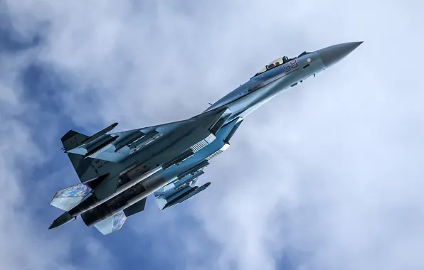 Picture fighter, flight, Su-35, multipurpose