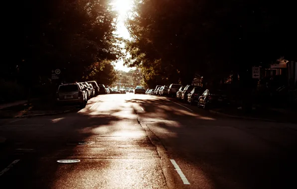 Picture light, the city, street