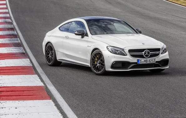 Mercedes, coupe, amg, c63