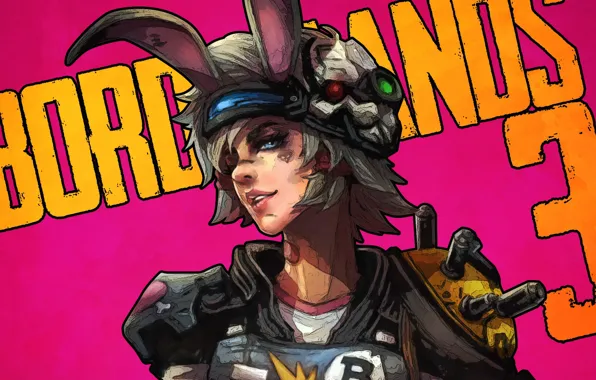 Picture look, girl, art, ears, Borderlands, Tiny Tina