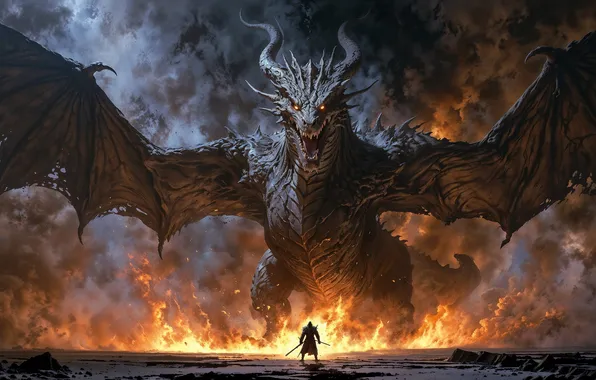 Fire, flame, dragon, power, The prowler
