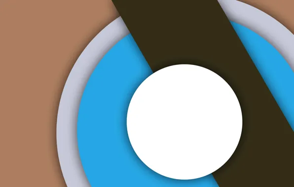 Circles, abstraction, geometry, design, color, material
