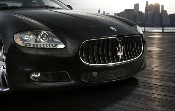 Maserati, logo, grille, Maserati