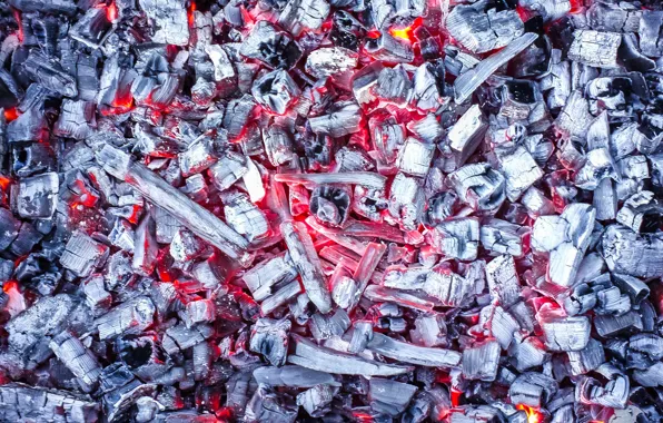 Color, the fire, heat, embers