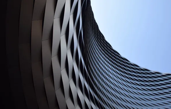 The sky, the building, bending, architecture