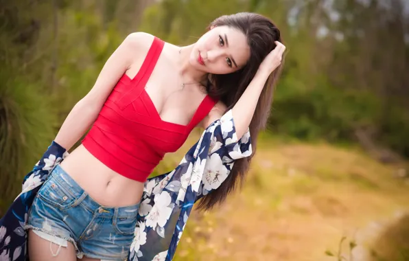 Picture summer, look, face, model, figure