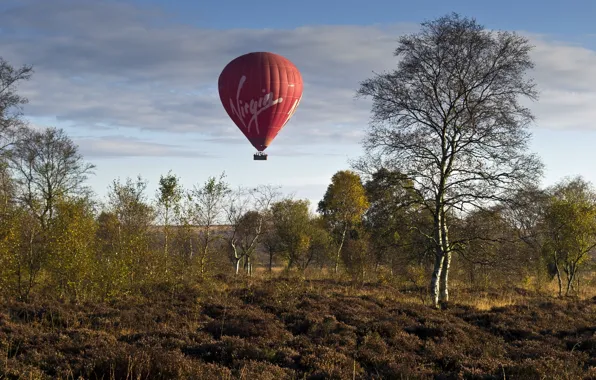 Autumn, the sky, balloon, sport