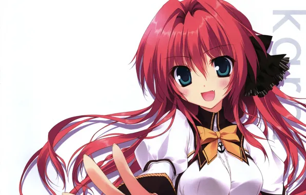 Picture kawaii, red, girl, anime, pretty, redhead, japanese, sugoi