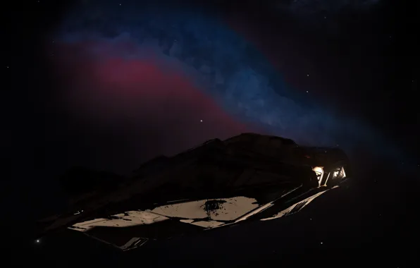 Ship, The game, NGC 6960, Elite: Dangerous, The Witch's Broom Nebula, ASP EXPLORER