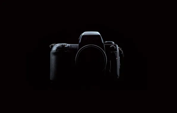 Black, shadow, the camera, lens, shadows, camera, nikon, Nikon