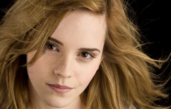Girl, close-up, portrait, actress, brown hair, beautiful, Emma Watson, Emma Watson