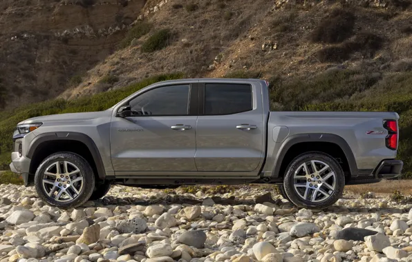 Chevrolet, side view, Crew Cab, Colorado Z71, 2023