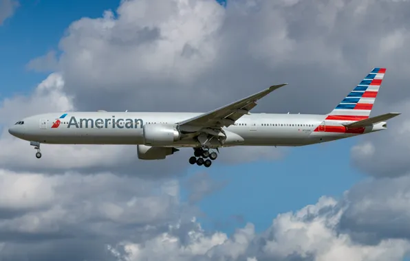 Picture Boeing, 777-300ER, American Airlines