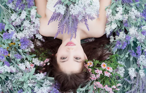 Look, girl, background