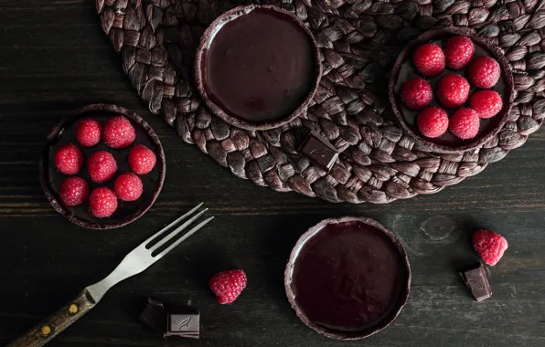 Picture berries, raspberry, chocolate, cake, plug, Chocolate Raspberry Tart