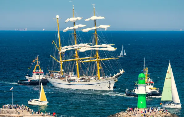 Ship, sailing, Gorch Fock