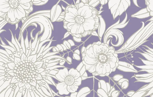 Flowers, vector, colorful, pattern, floral