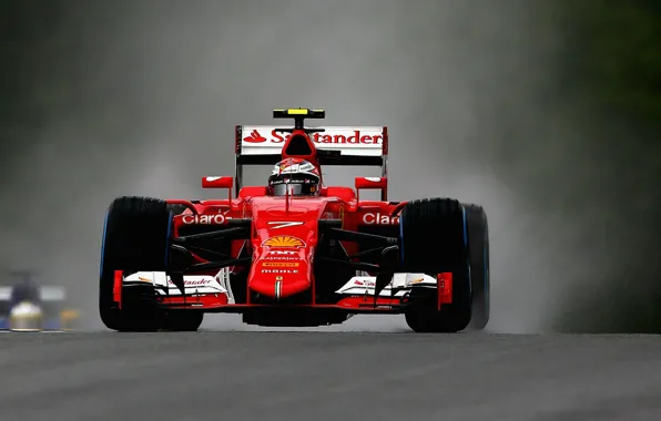 Picture Ferrari, Formula 1, Kimi Raikkonen Also, The front, SF15T, Damp