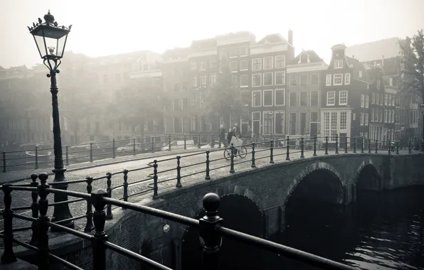 Wallpaper Europe, bridge, river, the city