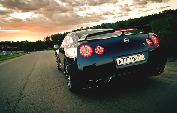 Sunset, gtr, Chen san photo