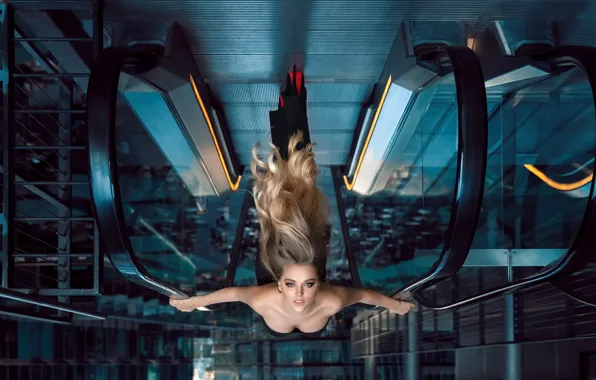 Girl, pose, Daria, Zero Gravity