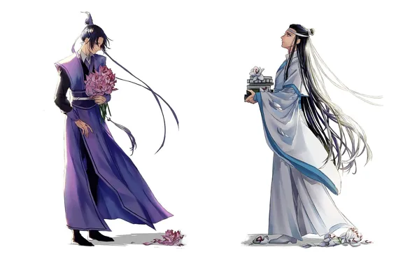 Mo Dao Zu Shi Anime Art Picture Book Grandmaster of Demonic Wei Wuxian Lan  Wangji Drawing