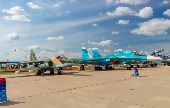 Fighter, BBC, Bomber, Military, Russia, The plane, Dry, Su-34