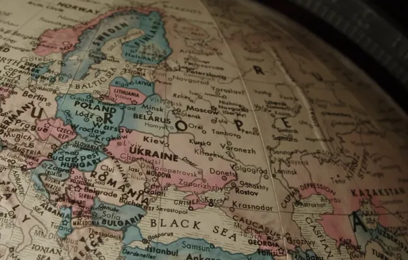 Background, map, globe