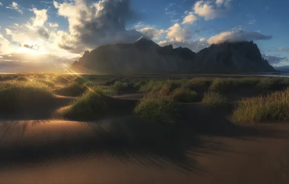 The sky, nature, Mountain, Iceland, Michaluk Sergey