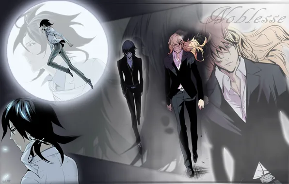 Look, cross, costume, manga, the full moon, red eyes, rai, noblesse