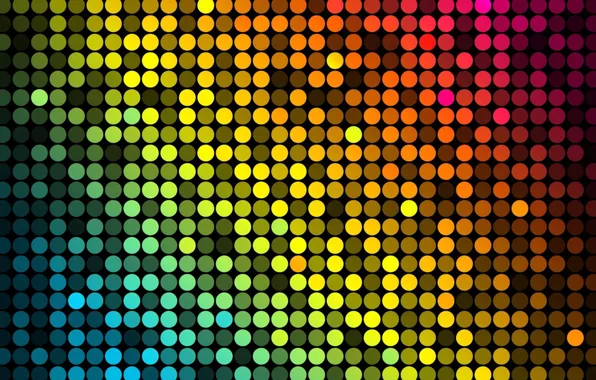 Picture blue, lights, Shine, red yellow