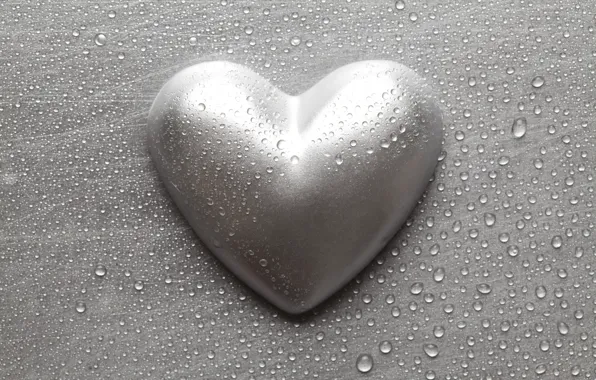 DROPS, SQUIRT, HEART, STEEL, METAL