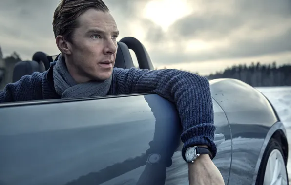 Machine, watch, scarf, actor, Benedict Cumberbatch, Benedict Cumberbatch