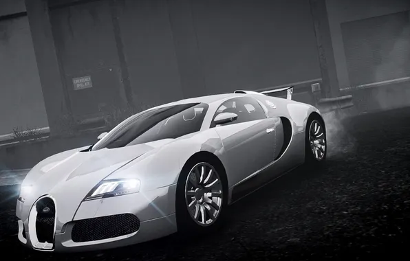 Machine, fog, Bugatti Veyron, GTA 4