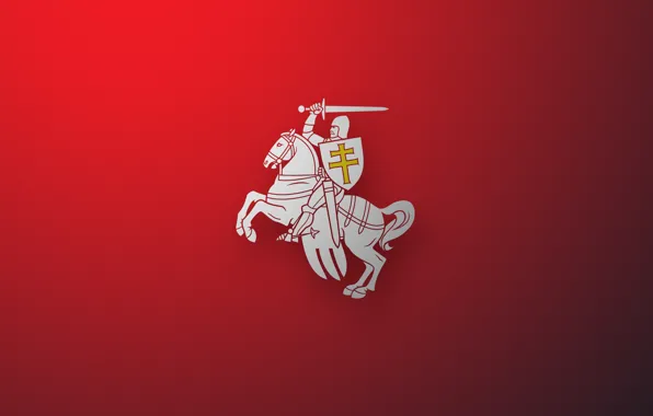 Picture Wallpaper, Chase, Coat of arms, Wallpapers, Pahonia, Belarus, Emblem, Belarus