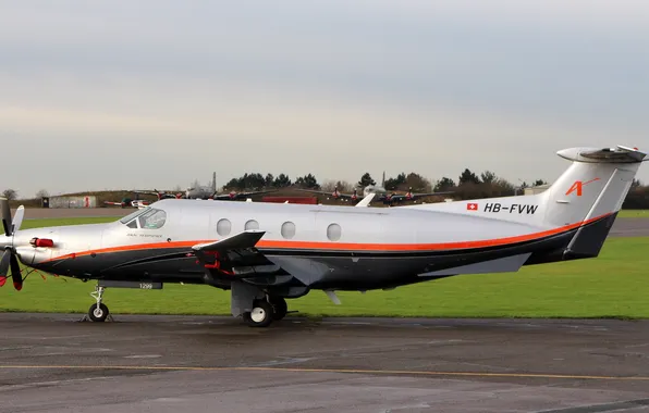 Picture Swiss, Pilatus PC-12, Pilatus PS-12, single-engine turboprop corporate aircraft