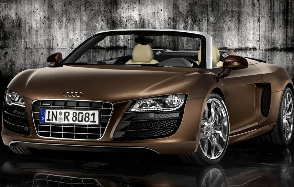 Audi, convertible, R8, roadst