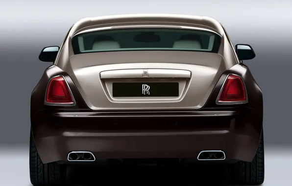 Picture auto, background, Wallpaper, view, Rolls-Royce, back, Wraith