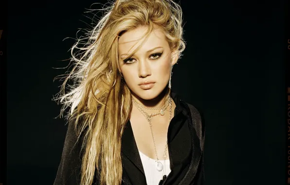 Picture look, girl, decoration, arrows, hair, makeup, blonde, Hilary Duff