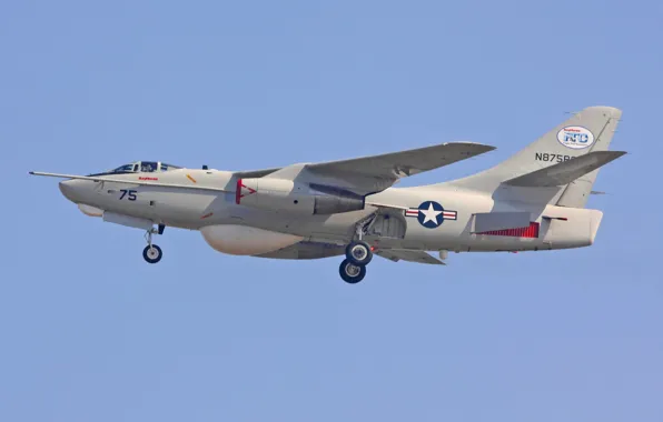 The sky, the plane, Douglas EA-3B