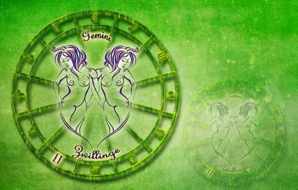Green, background, the inscription, sign, graphics, color, round, styling