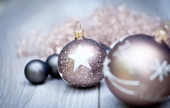 Picture decoration, balls, New Year, Christmas, Christmas, balls, decoration, Merry