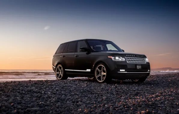 Car, jeep, SUV, Range Rover, black