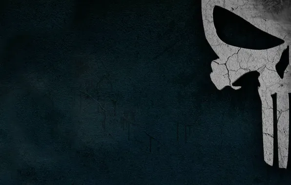 Picture skull, minimalism, the punisher, the Punisher